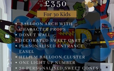 Kids party package 