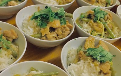 Thai green chicken curry