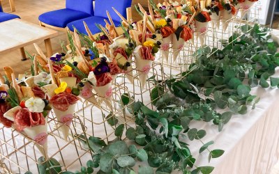 Grazing Canape Cones for Wedding Reception