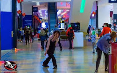 Award winning Nerf event in shopping mall with zombies