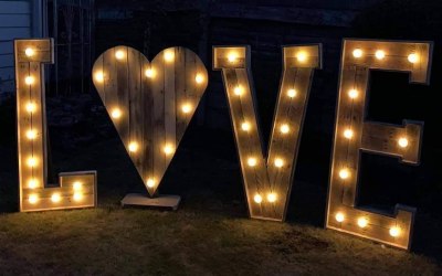 Rustic Love Lights 