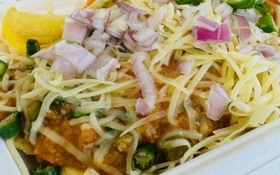 Pav Bhaji loaded fries