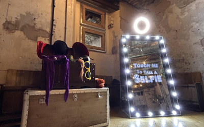 Magic Mirror LED Frame & Prop Box