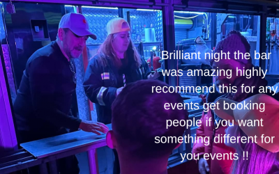 Your paragraphBrilliant night the bar was amazing highly recommend this for any events get booking people if you want something different for you events !!.png