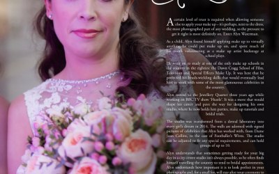 Bridal Makeup Feature in JQ Magazine 
