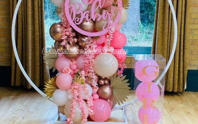 Bespoke Baby shower Hoop Display 