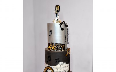 Music theme cake