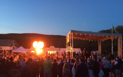 6m x 5m Stage at Magic in the Skies shows at the Needles Park