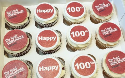 Corporate Edible Printed Cupcakes