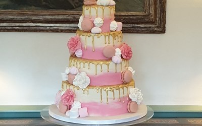 Tiered Buttercream Drip Cake