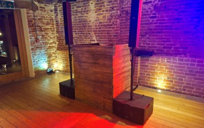 Rustic DJ Booth