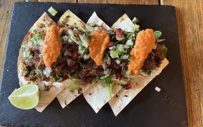 Our Pulled Meat Flat Bread