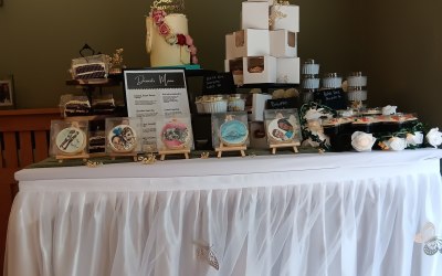 Dessert  table  for engagement  party 