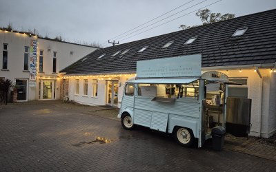 Set-up at Oaktree Day care for complimentary coffee and hot drinks for their parents and Staff before work.'