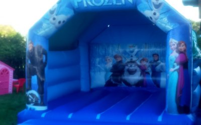 frozen bouncy castle