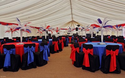 A company summer ball marquee