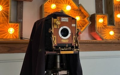 vintage photo booth