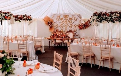 Wedding marquee. Decorate to your own style