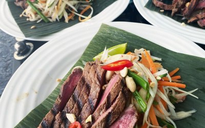 Private dining - thai beef salad