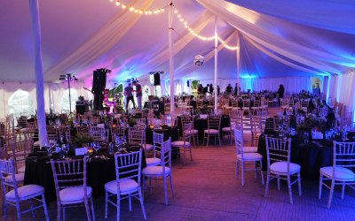 Traditional Marquee- Black Tie Event 