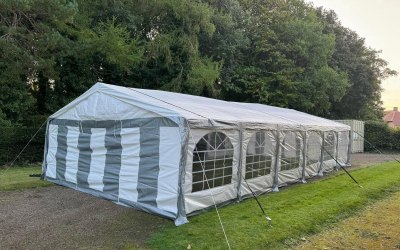 Our standard 6x12m marquee 