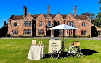 Wrenbury Hall, Nantwich. Set up for a wedding 