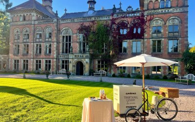 Soughton Hall, Mold. Set up for a wedding