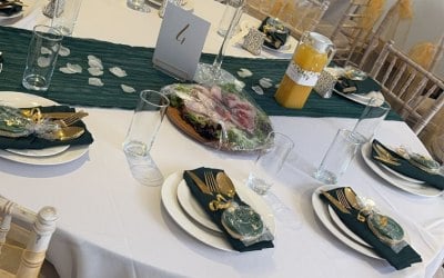 Wedding Table Set Up