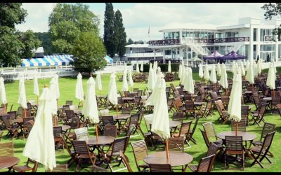 Still from ' Phyllis Court: Henley-on -Thames, Oxfordshire – Regatta Preparation Members Promotional'