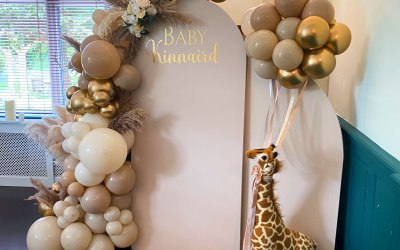 Boho/safari baby shower