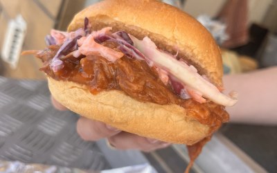 Bbq pulled pork and homemade coleslaw 