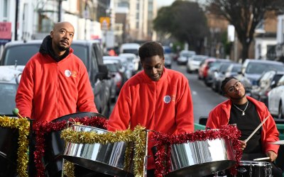 Jingling Bells, Melodies Swell  #FestiveSteelbandMagic