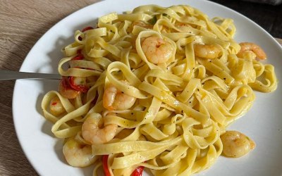 Prawns Pasta 