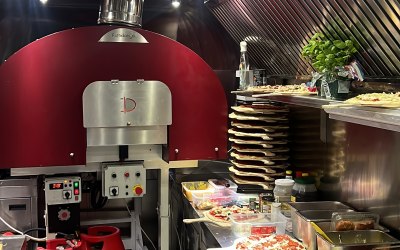 State of the art pizza kitchen on board 