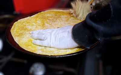 Fresh Roti Making