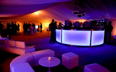 Wedding marquee furniture