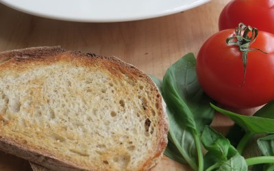 Gazpacho and sourdough