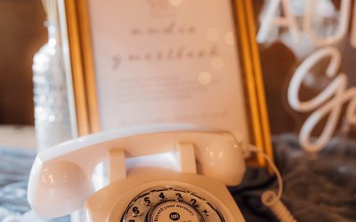 Vintage Telephone Audio Guestbook