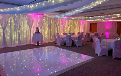 LED Dancefloor & Draping Hire