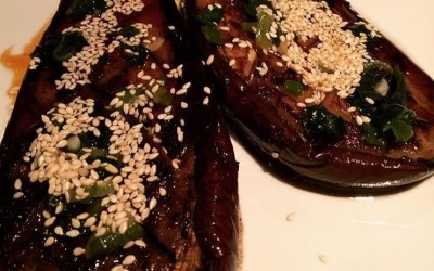 smoked aubergines