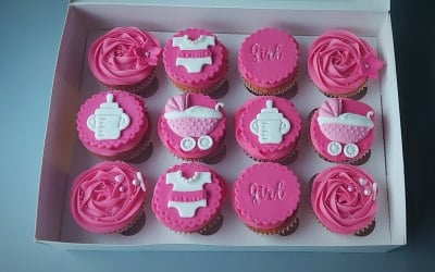 Baby Shower Cupcakes 