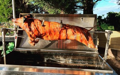 Summer hog roast