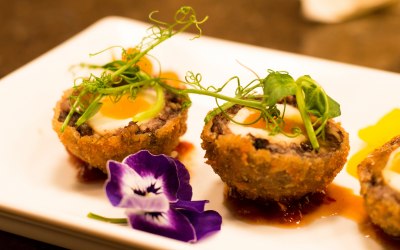 Black Pudding Scotch Egg