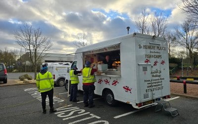 Corporate Van - Bessie at a Corporate Event