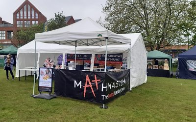 Wokingham May Fayre Set Up for Mathanasium Wokingham