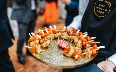 The Indian Dish Chicken Tikka Skewers