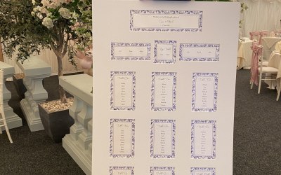 Table Plans & matching stationery 