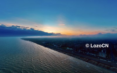 Taken on DJI Mini 4 Pro at Worthing Beach