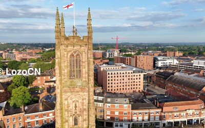 Taken on DJI Mini 4 Pro in Derby City Centre