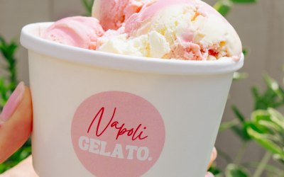 Strawberries & Cream gelato